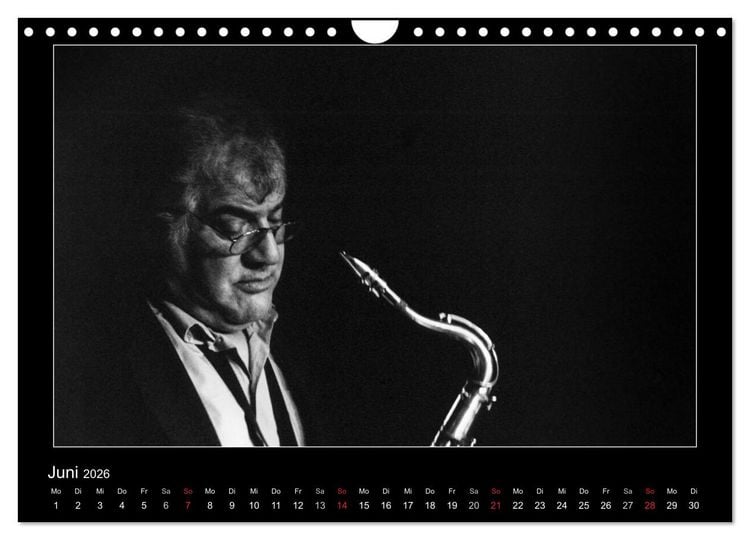 Produktbild: Jazz onstage (Wandkalender 2026 DIN A4 quer), CALVENDO Monatskalender