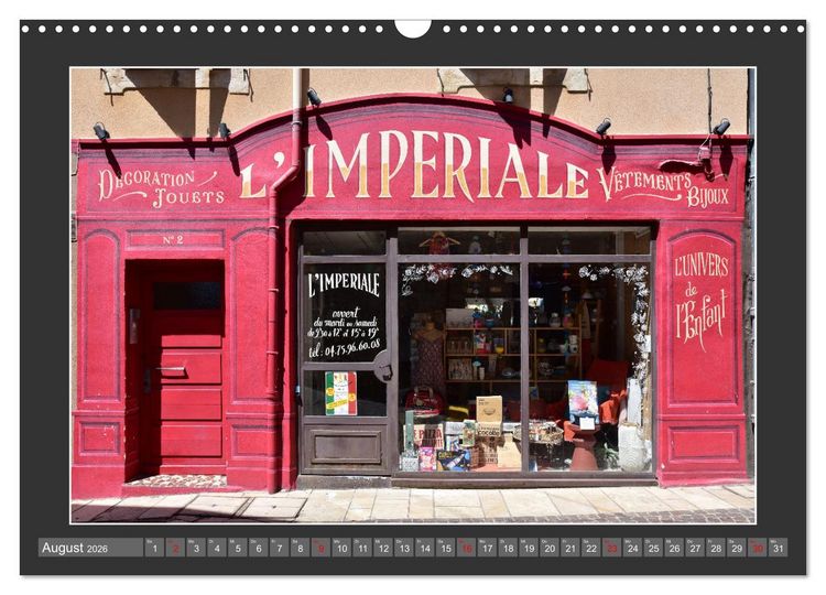 Produktbild: Hereinspaziert &ndash; Ladenfronten in Frankreich (Wandkalender 2026 DIN A3 quer), CALVENDO Monatskalender