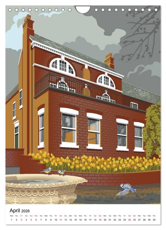 Produktbild: Ilkeston, Past and Present (Wall Calendar 2026 DIN A4 portrait), CALVENDO 12 Month Wall Calendar