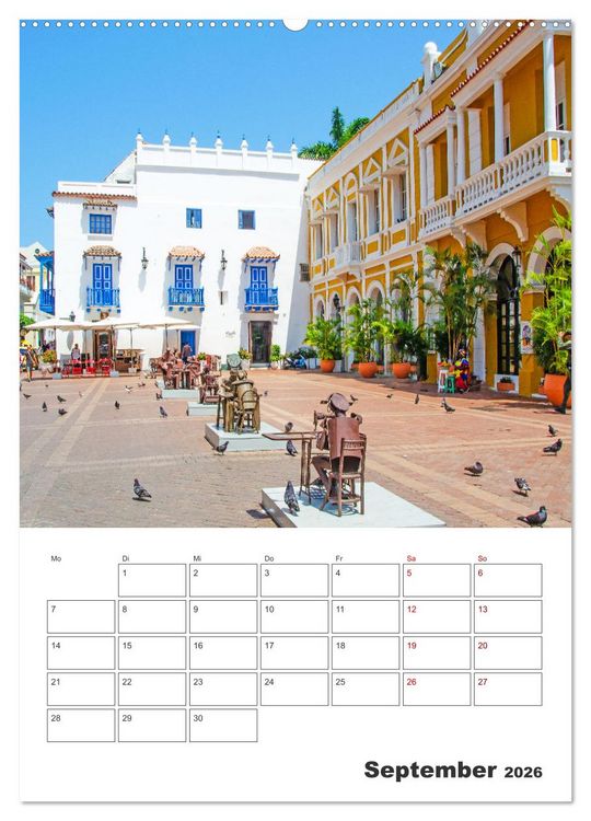 Produktbild: Reise durch Mittelamerika - Urlaubsplaner (hochwertiger Premium Wandkalender 2026 DIN A2 hoch), Kunstdruck in Hochglanz