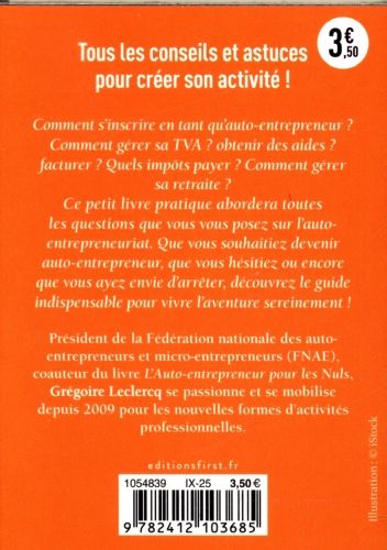 Produktbild: Le petit livre de l'auto-entrepreneur