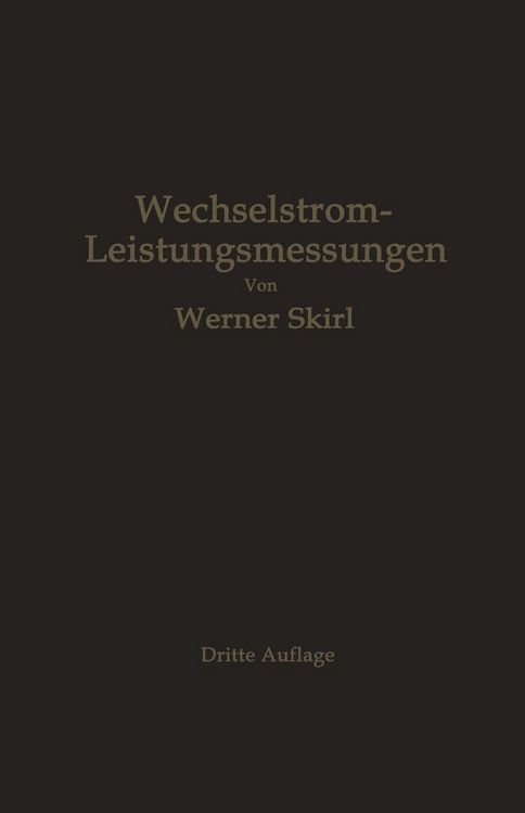 Produktbild: Wechselstrom-Leistungsmessungen
