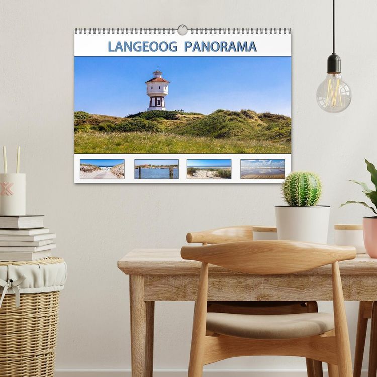 Produktbild: LANGEOOG PANORAMA (Wandkalender 2026 DIN A3 quer), CALVENDO Monatskalender