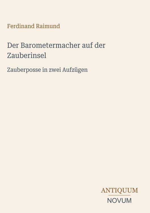 Produktbild: Der Barometermacher auf der Zauberinsel