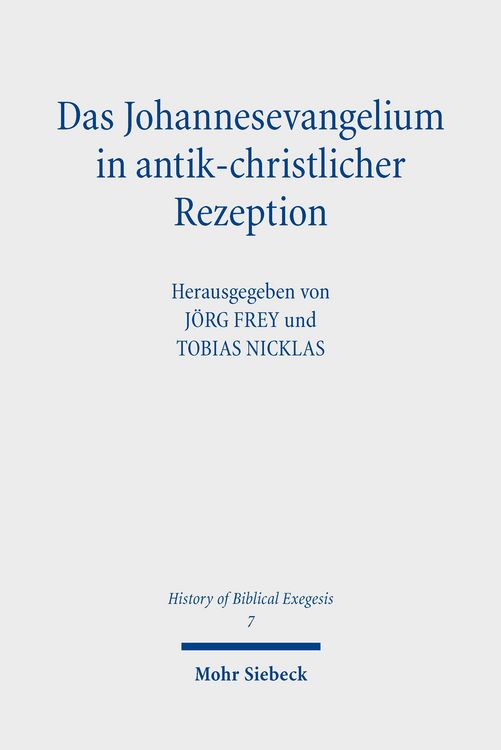 Produktbild: Das Johannesevangelium in antik-christlicher Rezeption