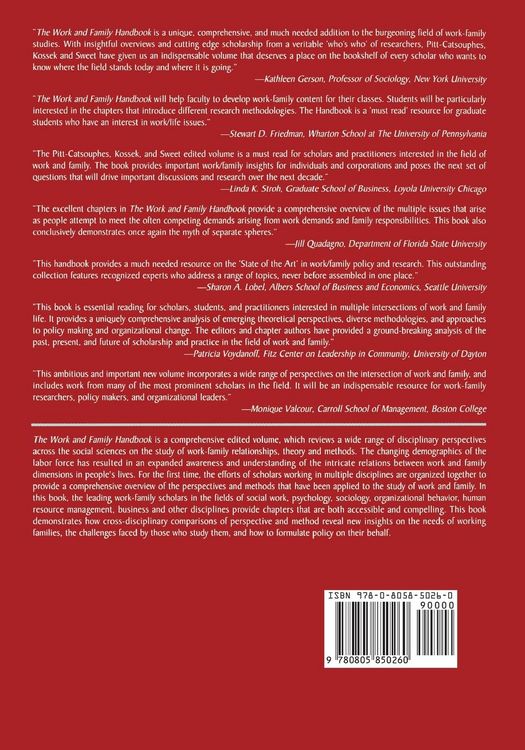 Produktbild: The Work and Family Handbook