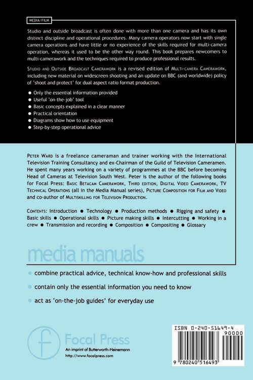 Produktbild: Studio and Outside Broadcast Camerawork