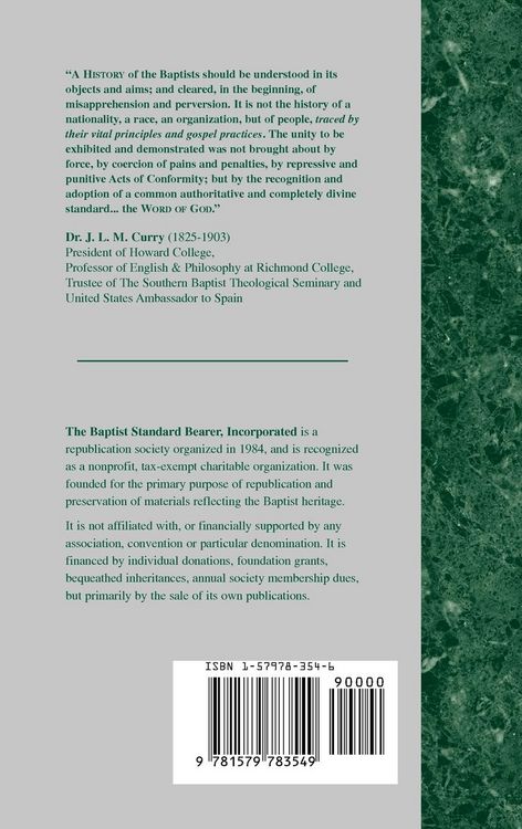 Produktbild: A History of the Baptists - Vol. 2