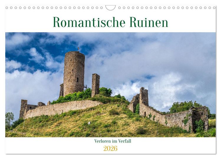 Produktbild: Romantische Ruinen (Wandkalender 2026 DIN A3 quer), CALVENDO Monatskalender