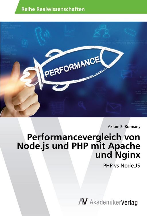 Produktbild: Performancevergleich von Node.js und PHP mit Apache und Nginx