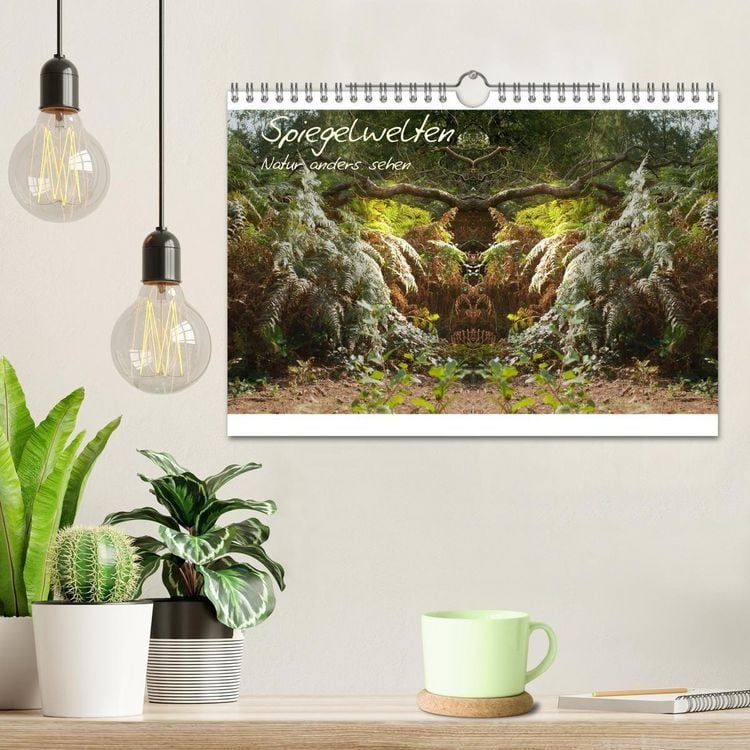 Produktbild: Spiegelwelten - Natur anders sehen (Wandkalender 2027 DIN A4 quer), CALVENDO Monatskalender