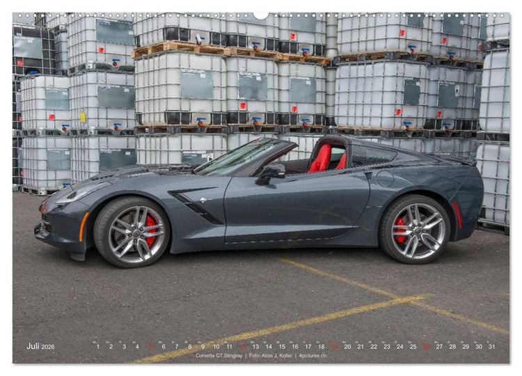 Produktbild: Corvette - Die US Ikone 2026 (Wandkalender 2026 DIN A2 quer), CALVENDO Monatskalender