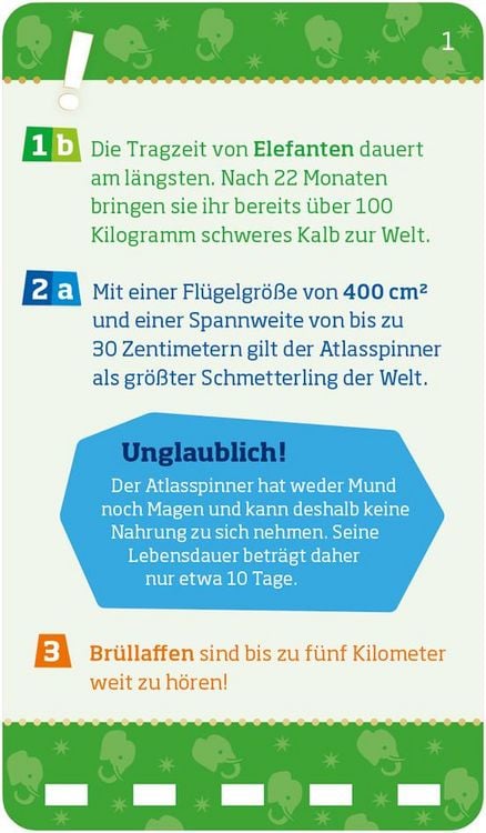 Produktbild: WAS IST WAS Quiz Rekorde der Tierwelt