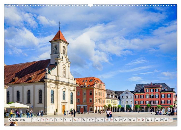 Produktbild: Ludwigsburg Impressionen (Wandkalender 2026 DIN A2 quer), CALVENDO Monatskalender