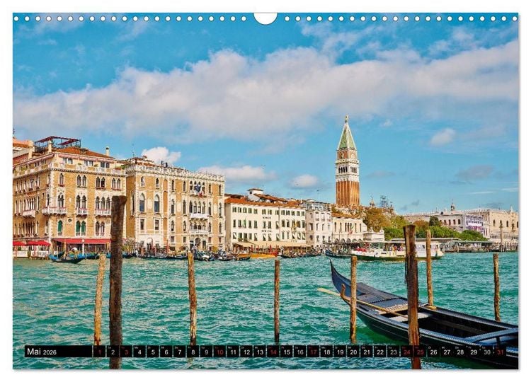 Produktbild: Besuch in Venedig (Wandkalender 2026 DIN A3 quer), CALVENDO Monatskalender