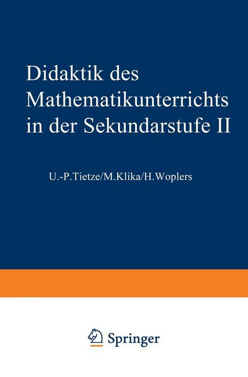 Produktbild: Didaktik des Mathematikunterrichts in der Sekundarstufe II