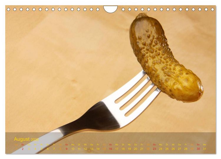 Produktbild: Der vegane K&uuml;chenkalender (Wandkalender 2026 DIN A4 quer), CALVENDO Monatskalender