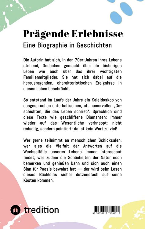 Produktbild: Pr&auml;gende Erlebnisse