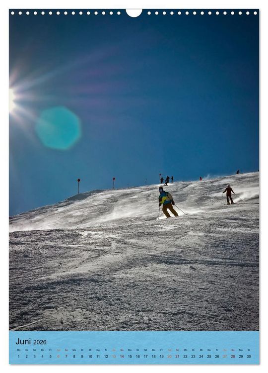 Produktbild: Endlich wieder Skifahren (Wandkalender 2026 DIN A3 hoch), CALVENDO Monatskalender