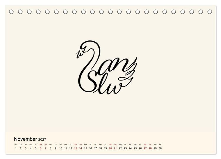 Produktbild: Buchstabentiere (Tischkalender 2027 DIN A5 quer), CALVENDO Monatskalender