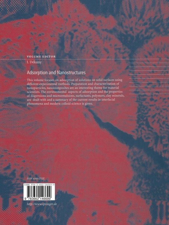 Produktbild: Adsorption and Nanostructures