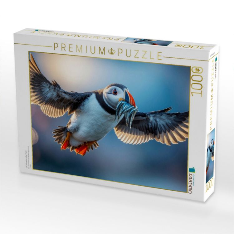 Produktbild: CALVENDO Puzzle Ein Schnabel voller Fisch | 1000 Teile Lege-Gr&ouml;&szlig;e 64x48cm Foto-Puzzle f&uuml;r gl&uuml;ckliche Stunden