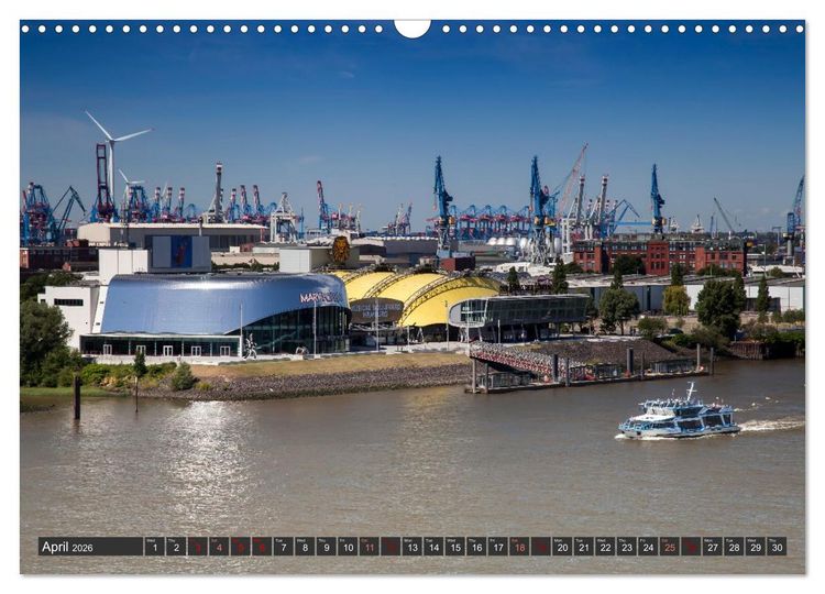 Produktbild: Hamburg.Discover northern Germany&rsquo;s cosmopolitan city (Wall Calendar 2026 DIN A3 landscape), CALVENDO 12 Month Wall Calendar