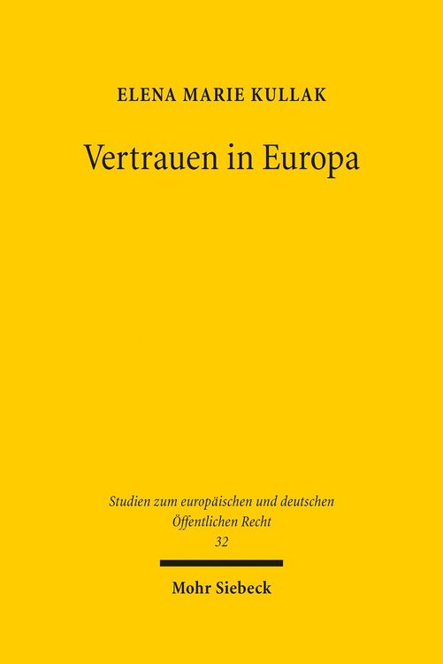 Produktbild: Vertrauen in Europa