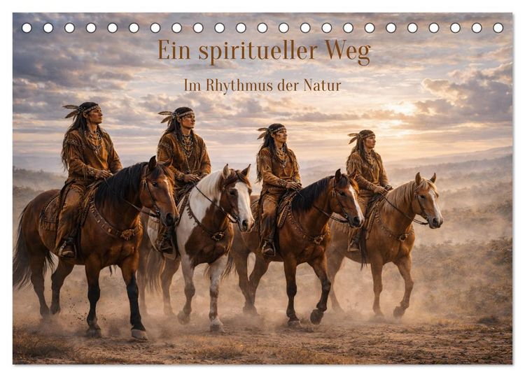 Produktbild: Ein spiritueller Weg. Im Rhythmus der Natur (Tischkalender 2027 DIN A5 quer), CALVENDO Monatskalender