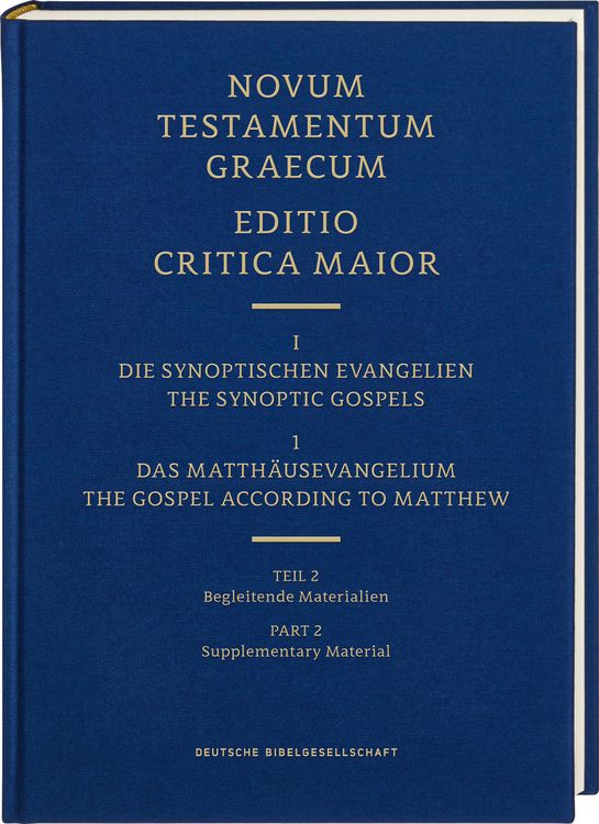 Produktbild: ECM I.1/2 Matth&auml;usevangelium. Begleitende Materialien