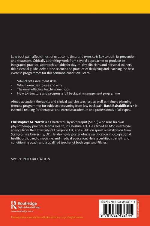 Produktbild: Back Rehabilitation