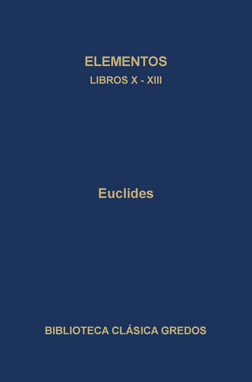 Produktbild: Elementos. Libros X-XIII