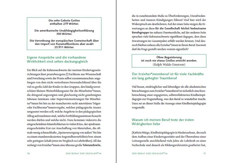 Produktbild: Berufsbild Erzieher*in