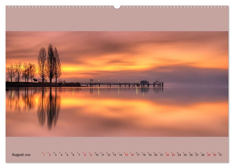 Produktbild: Bodensee Weitblicke (Wandkalender 2026 DIN A2 quer), CALVENDO Monatskalender