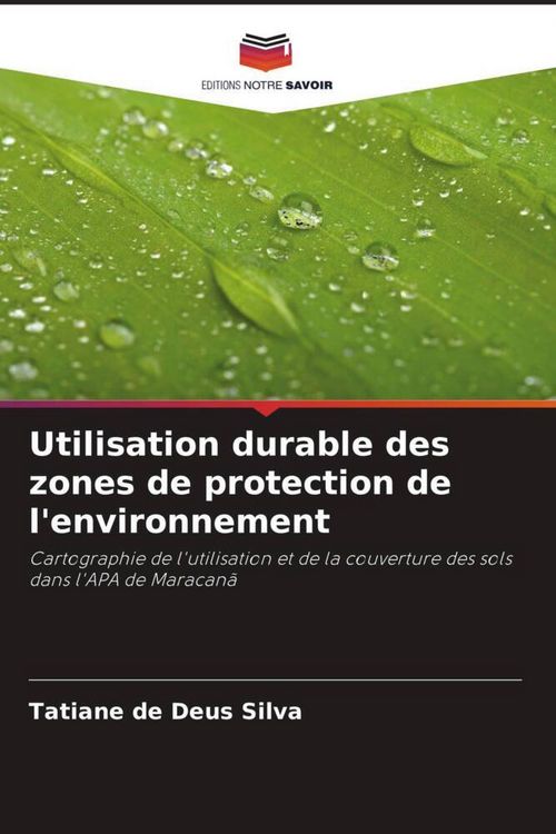 Produktbild: Utilisation durable des zones de protection de l'environnement