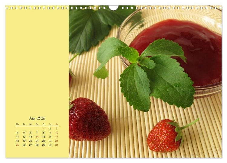 Produktbild: Ach, sind die s&uuml;&szlig;! Rezepte zu Konfit&uuml;ren, Fruchtaufstrichen und Gelees (Wandkalender 2026 DIN A3 quer), CALVENDO Monatskalender