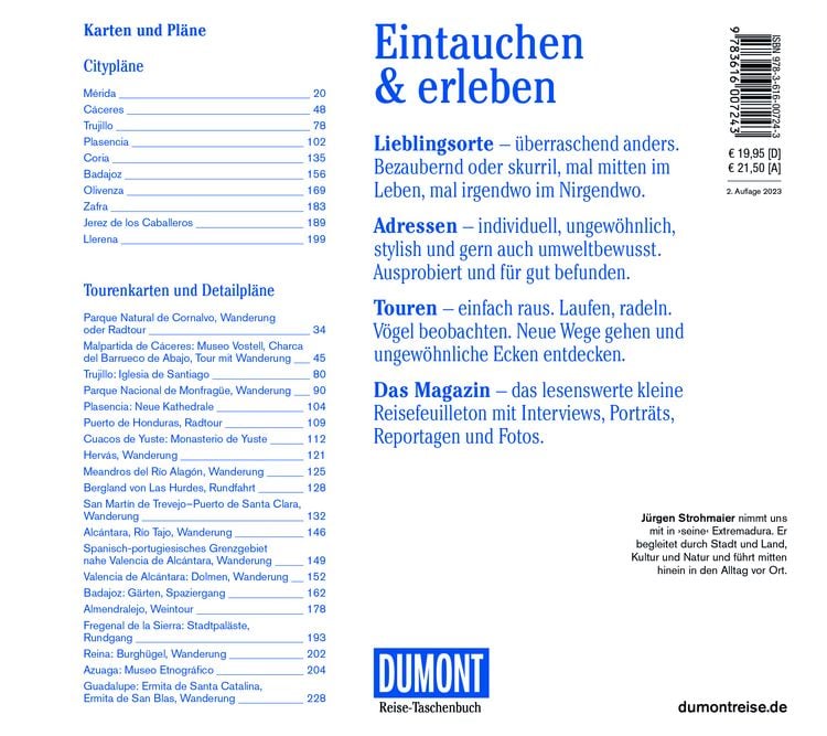 Produktbild: DuMont Reise-Taschenbuch Extremadura