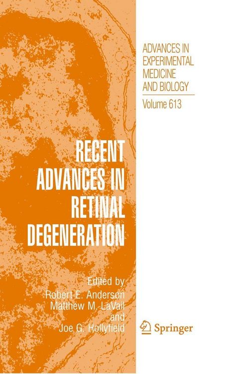 Produktbild: Recent Advances In Retinal Degeneration