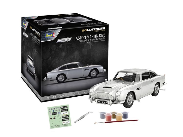 Produktbild: Modellbau Adventskalender "James Bond Aston Martin DB5"