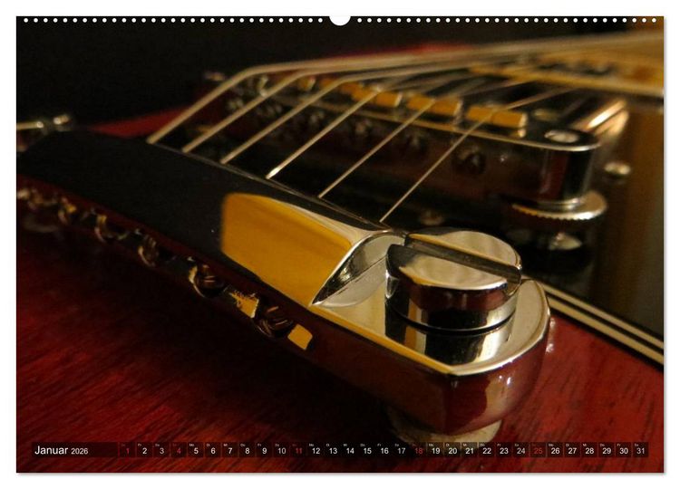 Produktbild: GITARREN Closeups (hochwertiger Premium Wandkalender 2026 DIN A2 quer), Kunstdruck in Hochglanz
