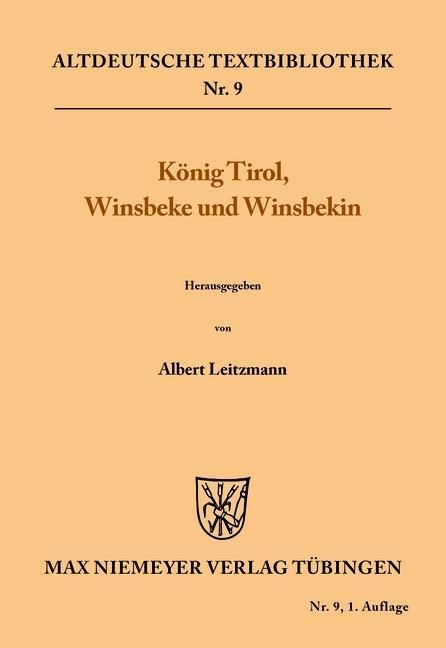 Produktbild: K&ouml;nig Tirol, Winsbeke und Winsbekin