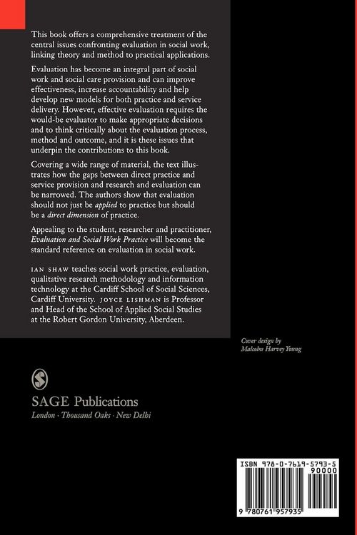 Produktbild: Evaluation and Social Work Practice