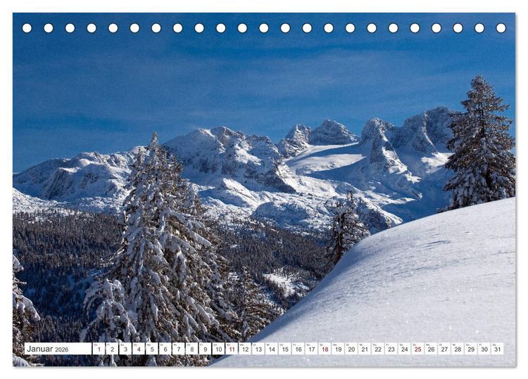Produktbild: Schau eina in&acute;s Salzkammergut (Tischkalender 2026 DIN A5 quer), CALVENDO Monatskalender