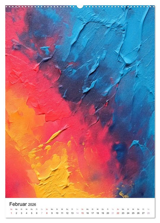 Produktbild: KI-Kunstwerke (hochwertiger Premium Wandkalender 2026 DIN A2 hoch), Kunstdruck in Hochglanz