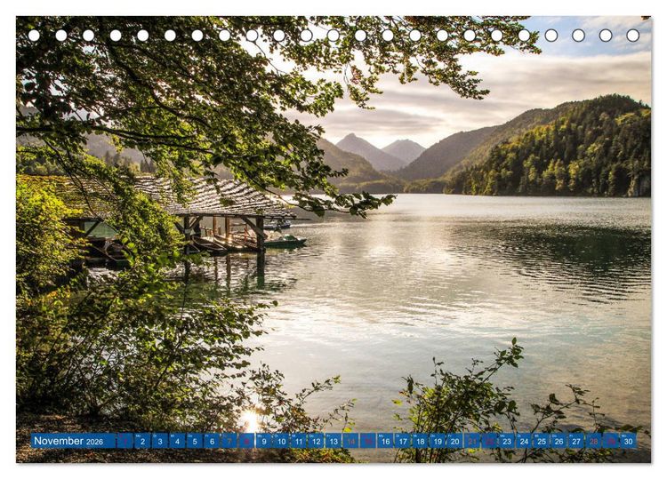 Produktbild: Allg&auml;u - Perle im S&uuml;den (Tischkalender 2026 DIN A5 quer), CALVENDO Monatskalender