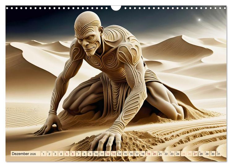 Produktbild: Sandige Visionen (Wandkalender 2026 DIN A3 quer), CALVENDO Monatskalender