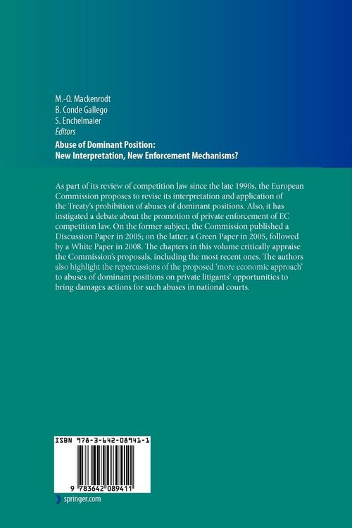 Produktbild: Abuse of Dominant Position: New Interpretation, New Enforcement Mechanisms?