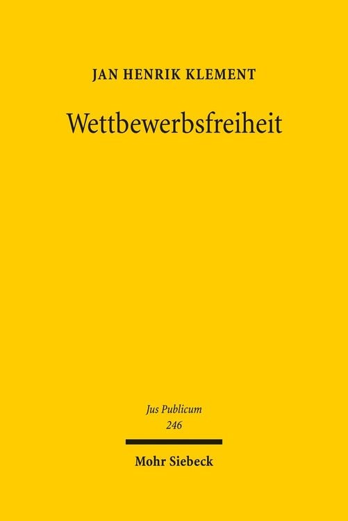 Produktbild: Wettbewerbsfreiheit
