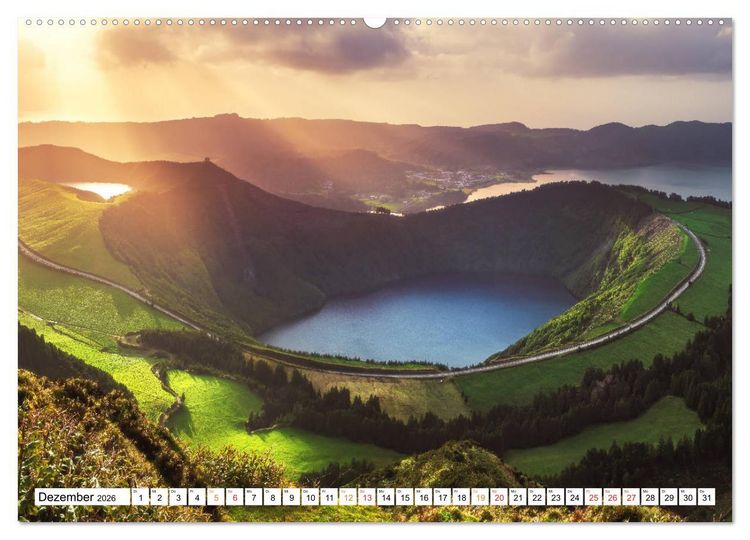 Produktbild: Azoren &ndash; Paradies im Atlantik (hochwertiger Premium Wandkalender 2026 DIN A2 quer), Kunstdruck in Hochglanz