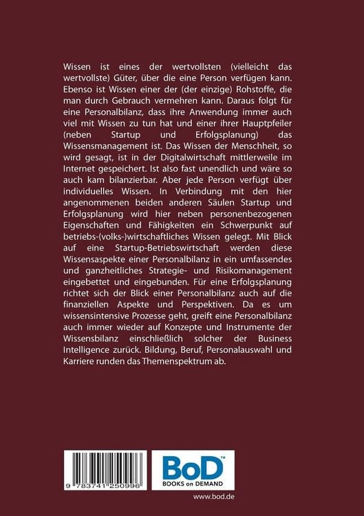 Produktbild: Personalbilanz - betriebswirtschaftliche Fragmente